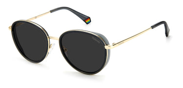 Men Polaroid Sunglasses: PLD 6150/S/X - Grey - SpecSMART Eye Clinic (Diagonal View)